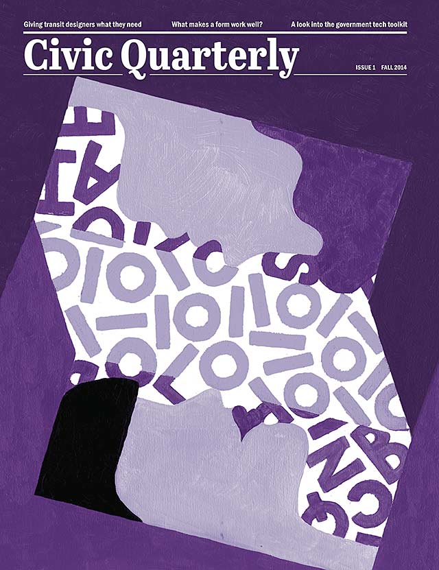 A picture of the first Civic Quarterly cover