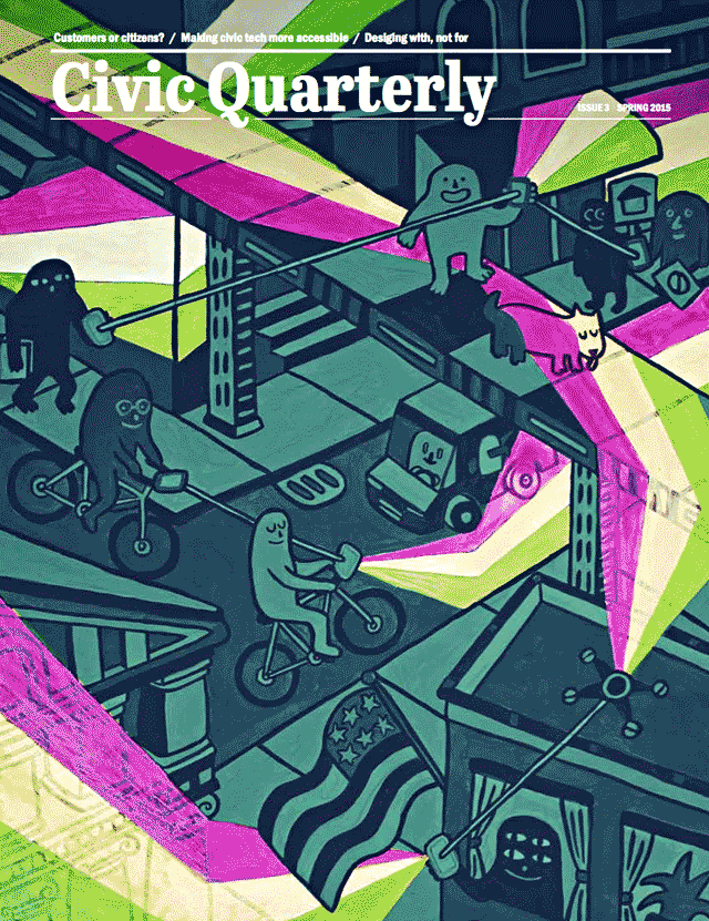 The cover art for issue 3 of Civic Quarterly
